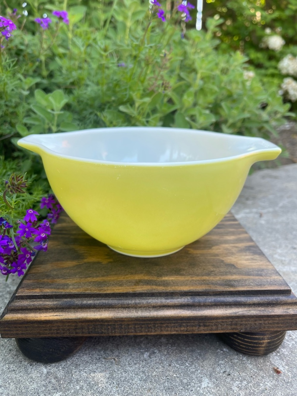 Vintage Yellow Pyrex Cinderella #441 Mixing Bowl 1.5 quart